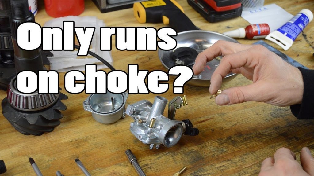 Can you run snowblower with choke on?