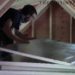 How do you fasten Styrofoam insulation?