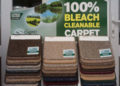 cleaning polypropylene carpet with bleach