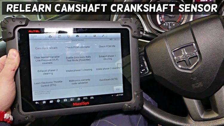 Do you have to relearn a crankshaft position sensor?