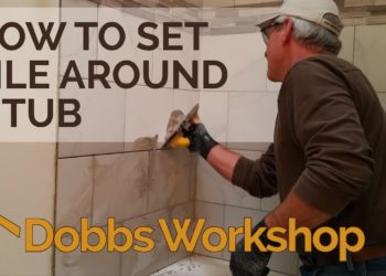 how to tile around a tub
