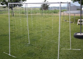 sprinkler out of pvc pipe