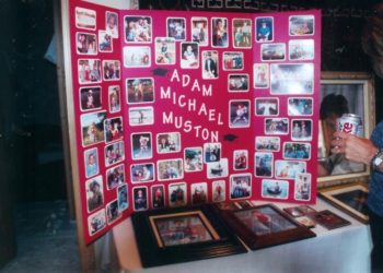 how to stick photos to poster board