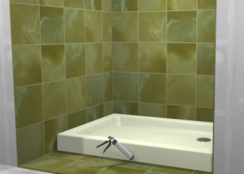 can you use mastic to tile a shower