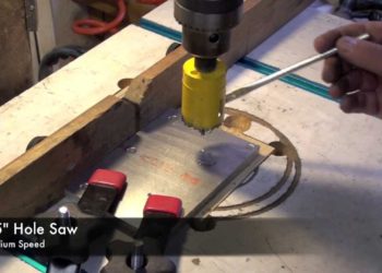 How do you drill holes in aluminum?