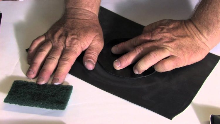 how to repair a hole in a pool