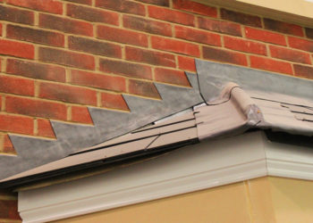cleaning lead flashing with vinegar