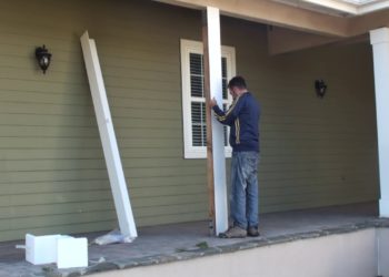 how to install vinyl post wraps