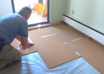 how to lay cork underlayment