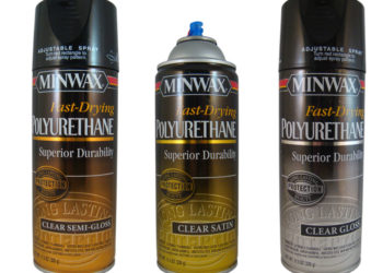 polyurethane over spray paint