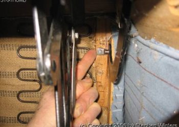 How do you take apart a Lazy Boy recliner?