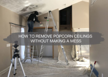 how are popcorn ceilings made