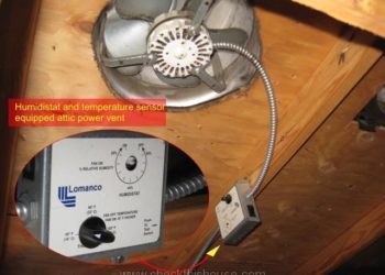 What temperature should attic fan be set to?