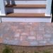 pavers for deck stair landing