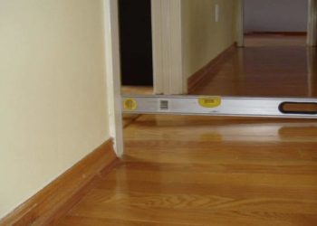 Can you install hardwood on uneven floor?