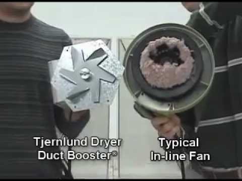 Do dryer vent booster fans work?