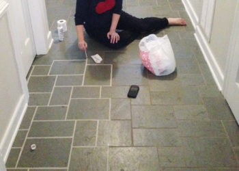 Can you paint grout white?