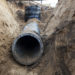how deep should a sewer pipe be