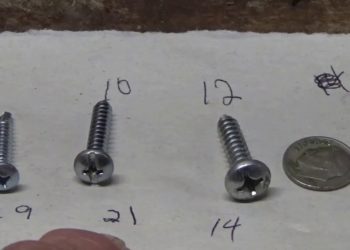 pilot hole for 10 sheet metal screw