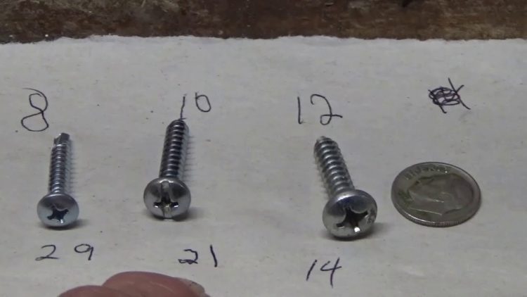 pilot hole for 10 sheet metal screw