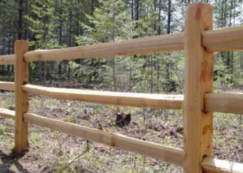 How long are split rail fence posts?