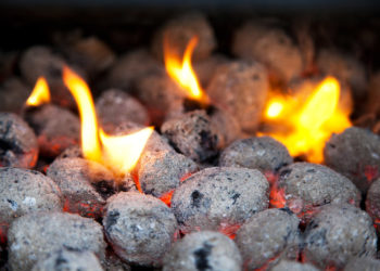 how long does charcoal burn for