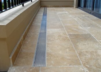 patio drainage system