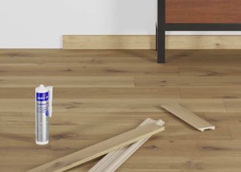 How do you finish the edges of vinyl flooring?