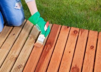 can you waterproof stained wood