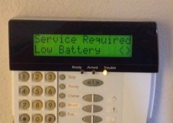 adt system low battery beeping