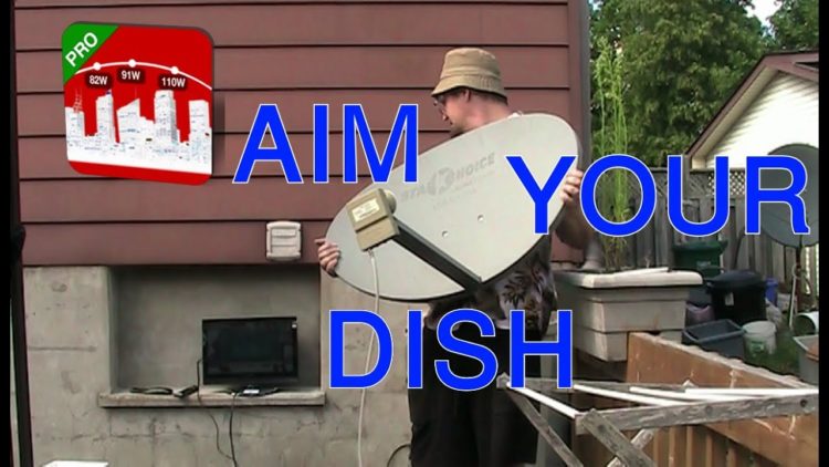 how to disconnect a satellite dish
