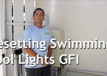 pool light trips gfci breaker