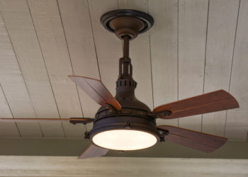 fan push air down