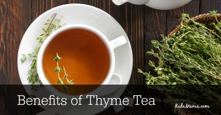 What are the benefits of drinking thyme tea?
