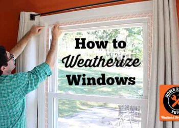 How do you cover windows to keep a cold out?