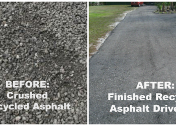 Is recycled asphalt good to use on driveway?