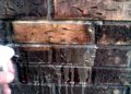 how to clean soot off exterior brick