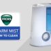 how to clean warm mist humidifier