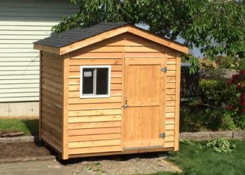 What is a standard shed size?