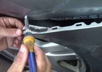 how to repair front bumper