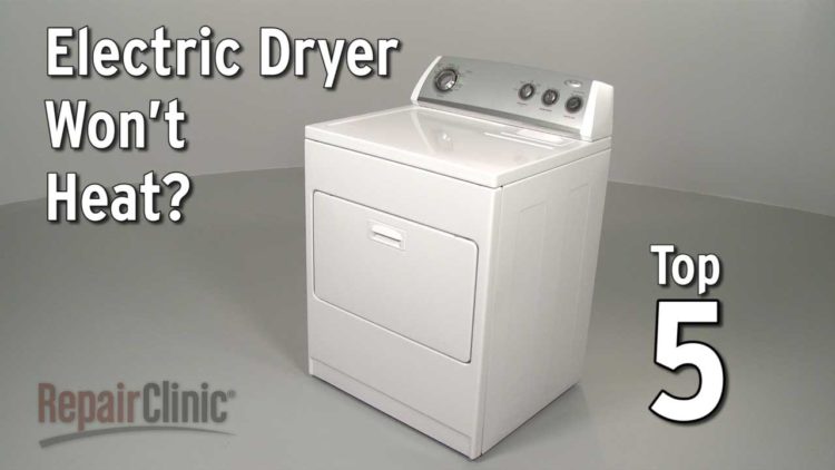 How do you fix a dryer that won't heat?