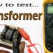 how to test a pool light transformer
