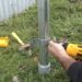 installing fence posts with brackets
