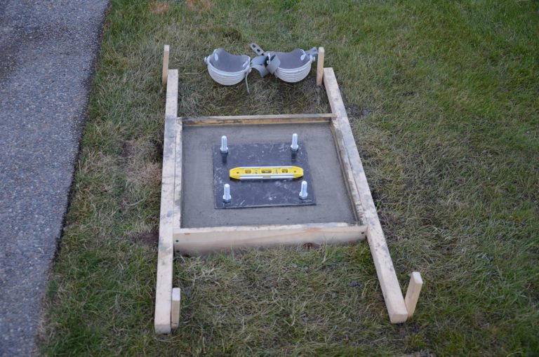 How deep does a basketball pole need to be in the ground?