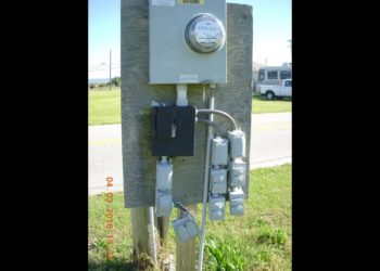 How do I get a temporary power pole?