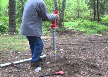 How deep can you put a sand point well?