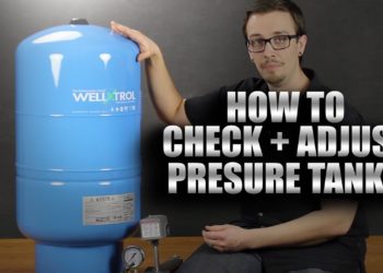how to add air to a well pressure tank