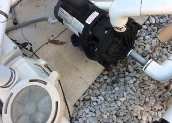 How do I find an air leak in my pool pump?