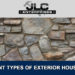 types of exterior stone