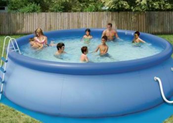 how to get slime out of inflatable pool